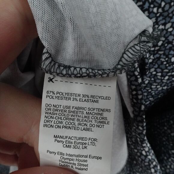 Ben Hogan Shirt Mens 2XL Gray Geometric Golf Polo Stretch Preppy Casual - Picture 12 of 12